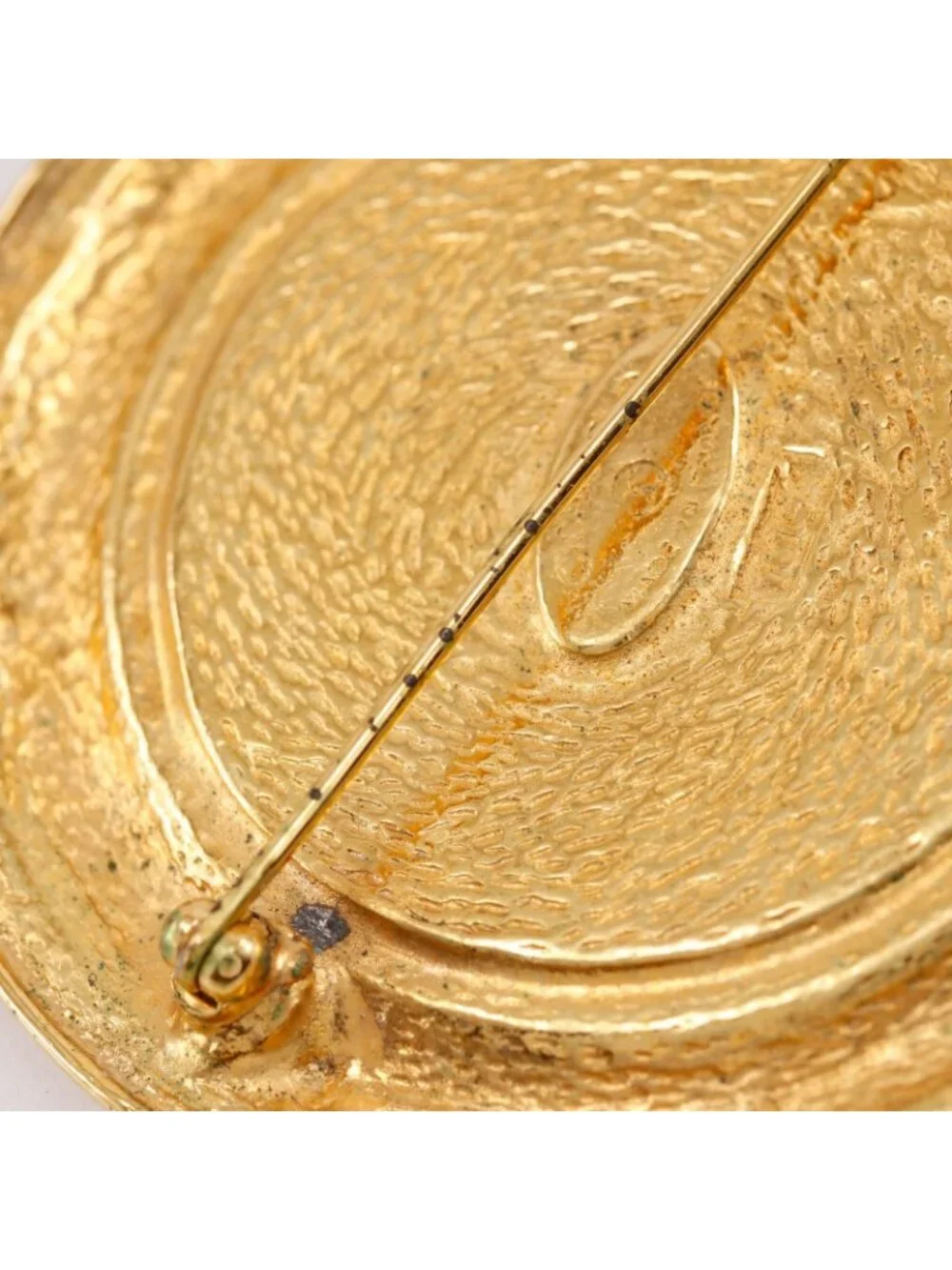 Chanel 31 Rue Cambon Vintage Gold Plated Brooch